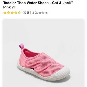 Cat and Jack water shoes size 7